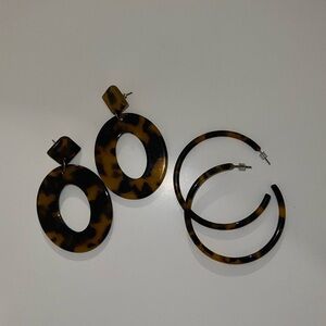Tortoiseshell earring bundle
